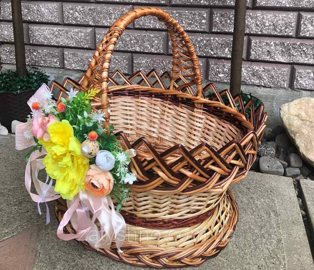 Корзина пасхальная  большая красивая Киев - изображение 1