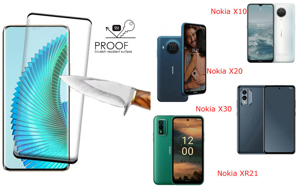 Захисне скло HyperGlass Pro для Nokia X10, Nokia X20, Nokia X30, Nokia XR21 – максимальна чутливість та захист Київ - фото 1