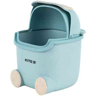 Кошик для паперів Kite Настільний контейнер для сміття, блакитний (K24-009-4) Вінниця