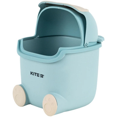 Кошик для паперів Kite Настільний контейнер для сміття, блакитний (K24-009-4) Вінниця - фото 3