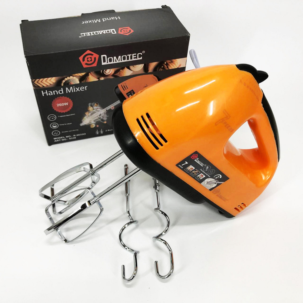 Міксер ручний потужний кухонний DOMOTEC, Міксер для збивання кремів Універсальний ручний BO-21 Львів - фото 6