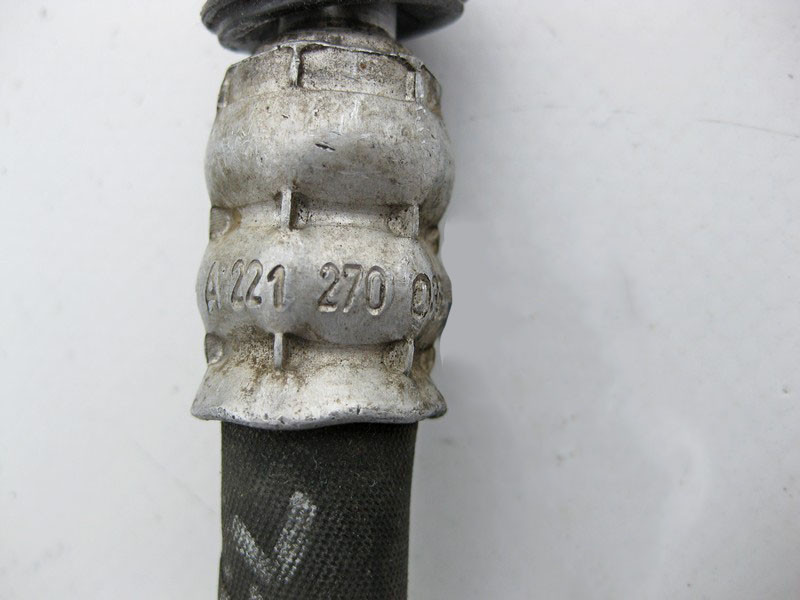 Mercedes-Benz  A2212700396 Трубка охолодження олії АКП права при двигуні M272 V6 3.0 3.5л S-Class W221 Одеса - фото 3