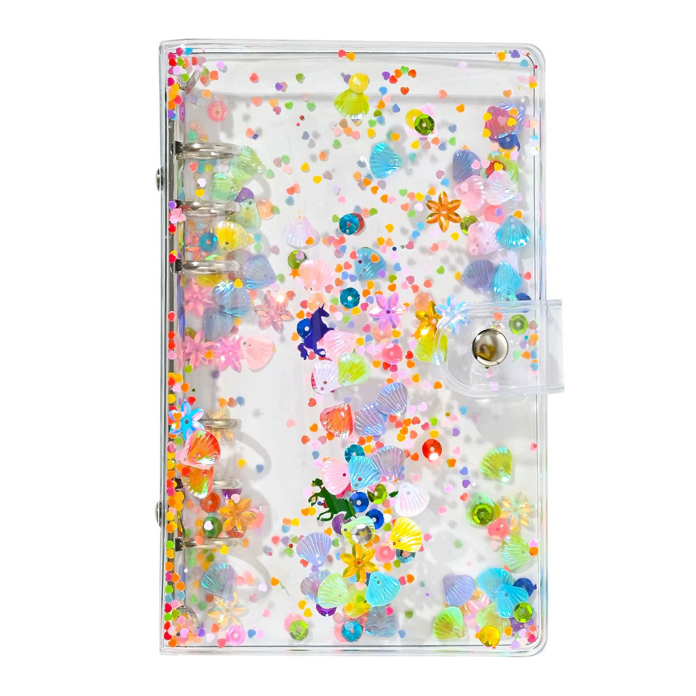 Блокнот-планер для финансов формат А6,планер бюджета и хранения денег,органайзер прозрачный с блестками Каменец-Подольский - изображение 5