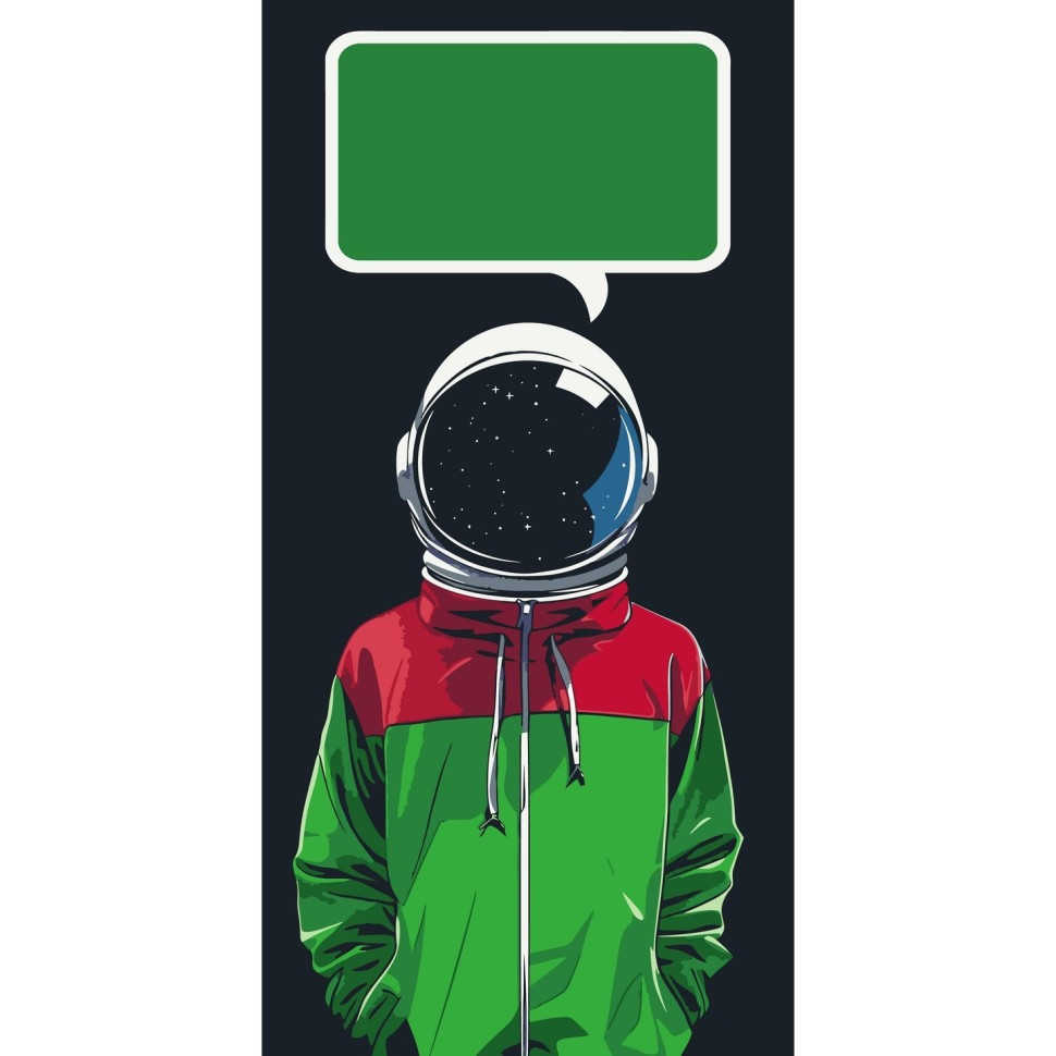 Листівка за номерами "Космонавт" 16116-AC 40х80 см Вінниця - фото 1