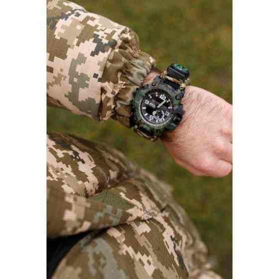 Мужские наручные часы Besta Military с компасом (Камуфляж) Винница