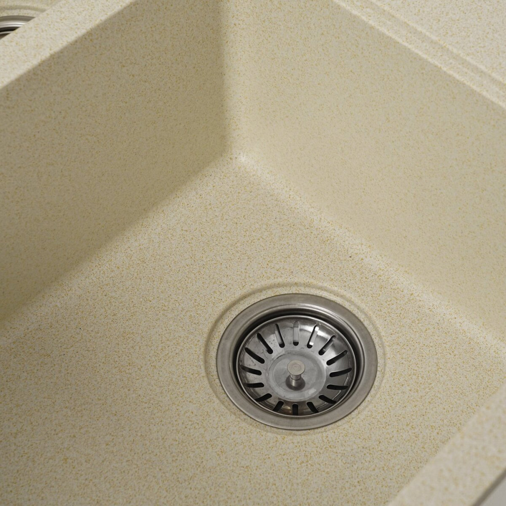 PLATINUM Гранітна мийка для кухні Platinum 7850 HARMONY матова Пісок Київ - фото 5