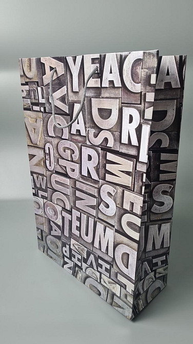 Пакет бумажный гигант вертиркальный (30х42х12)(артGV-037) (12 шт) Харьков - изображение 1