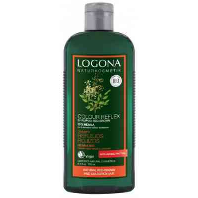 Шампунь Logona Хна для окрашенных красно-коричневых волос 250 мл (4017645031647) Винница
