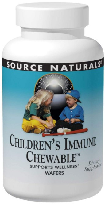 Мультивітаміни для дітей Source Naturals Children's Immune Chewable 30 жув цукерок Київ - фото 1
