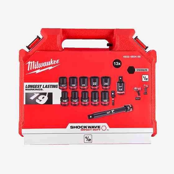 Набір головок 1/2'' SKT ShW MILWAUKEE, (13шт) Одеса