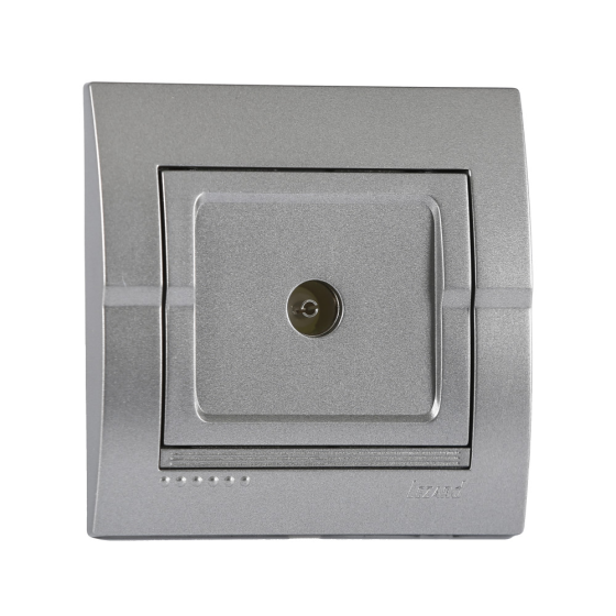 DERIY Розетка ТВ прохідна темно-сірий металік Lezard Харків