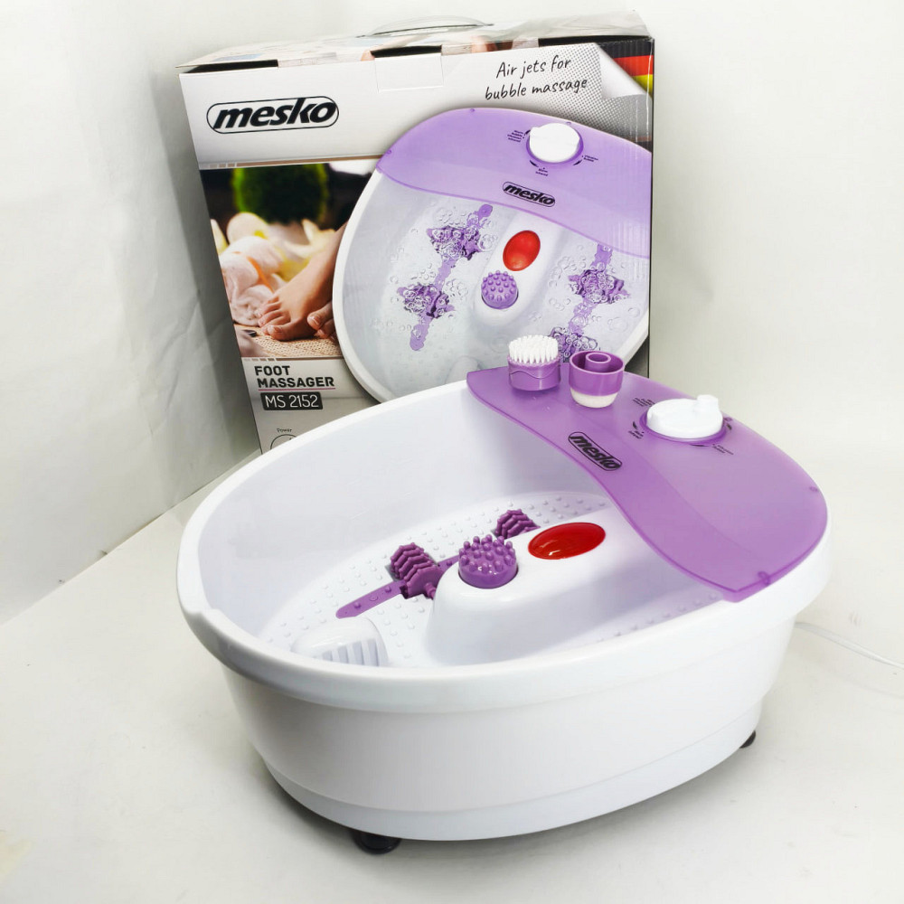 Гидромассажная ванночка Mesko MS 2152 массажер для ног + насадки пузырьковый, вибрационный и сухой массаж JQ-77 Львов - изображение 9