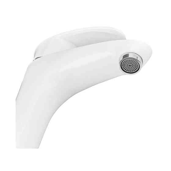 Смеситель для умывальника Plamix Cezar-001 White термопластиковый (без подвода) (PM0732) Черновцы