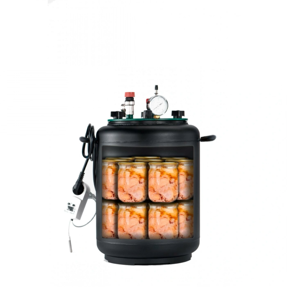 Автоклав бытовой УТех-16 electro, универсальный на 16 банок, электрический стальной домашний Киев - изображение 12