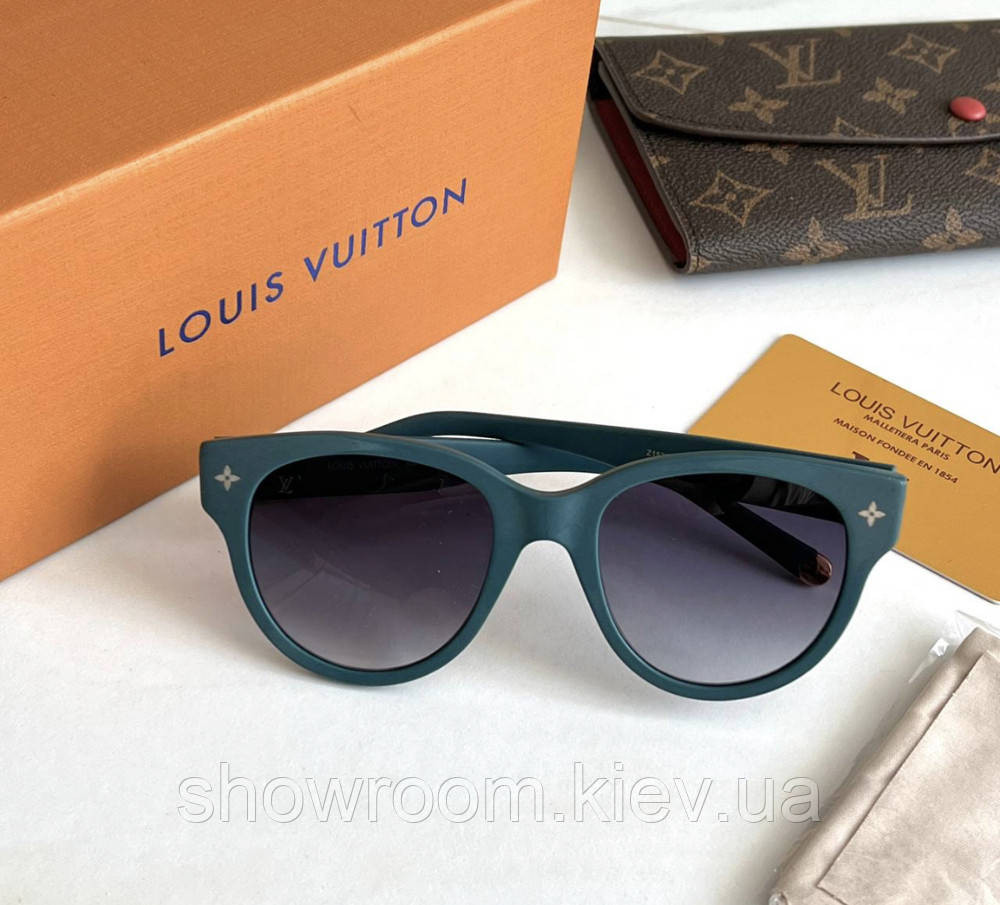 Жіночі сонцезахисні окуляри Lv (1523) green LUX Київ - фото 6