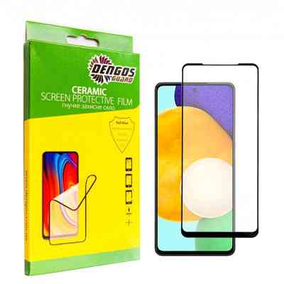 Скло захисне Dengos Ceramic Film Samsung Galaxy A53 (black) (TGCF-17) Вінниця