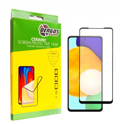 Скло захисне Dengos Ceramic Film Samsung Galaxy A53 (black) (TGCF-17) Вінниця - фото 1