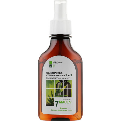 Сыворотка для волос Elfa Pharm 7 масел Стимулирующая против выпадения волос 7 в 1 100 мл (5901845500593) Винница - изображение 2