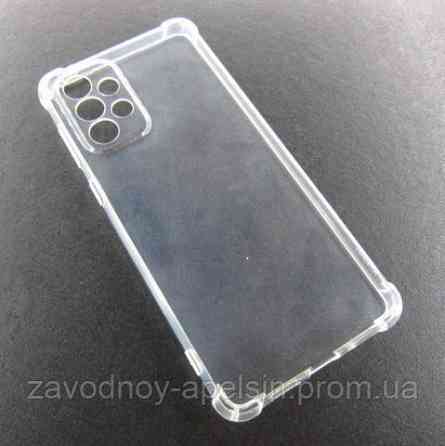 Samsung A73 A736 Прозорий чохол Захист камери + кути Одеса