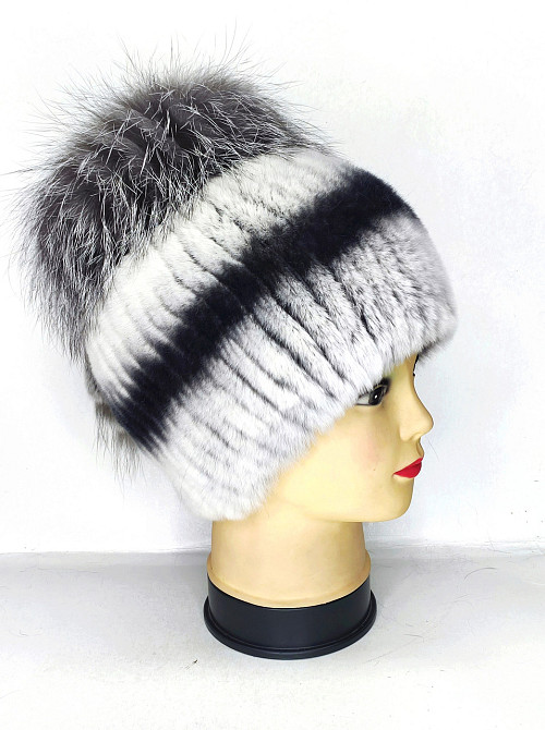 Шапка хутряна жіноча Тіфані Rex Шиншиловий Харків - фото 10