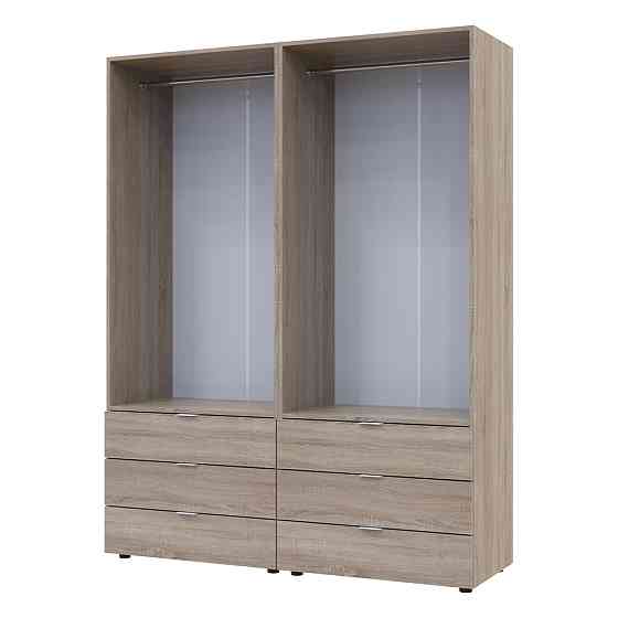 Комплект шаф для одягу Doros Гелар (2 шт.) 155х49,5х203,4 см Дуб сонома (DRS-011110) Дніпро