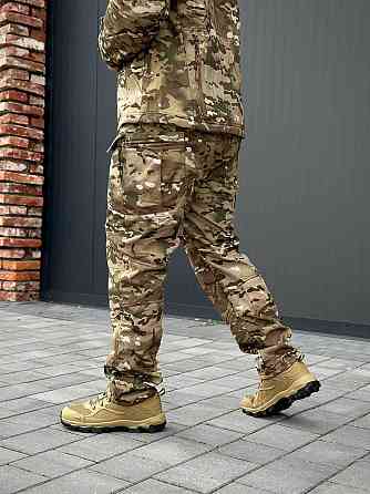 Штурмовий костюм мультикам для військових, демісезонна форма ЗСУ, софтшелл комплект штани куртка Львів