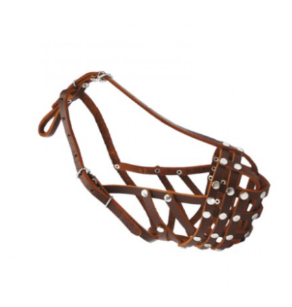 855 Намордник-сітка "Класик" шкіра (Боксер) Вінниця