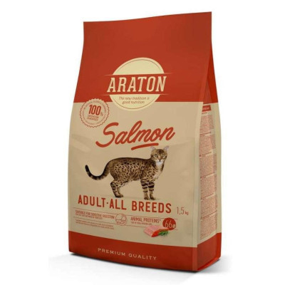 Сухой корм для кошек ARATON SALMON Adult All Breeds 1.5 кг (ART47478) Винница - изображение 1