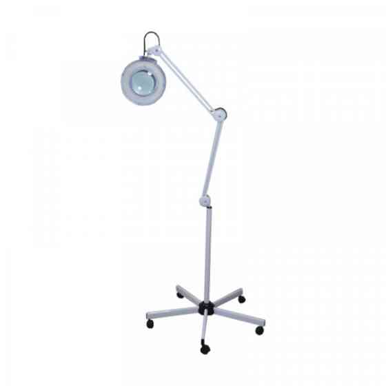 Лампа лупа підлогові на колесах на штативі з 120 LED діодами , з кришкою , збільшення 5 діоптрій . Київ
