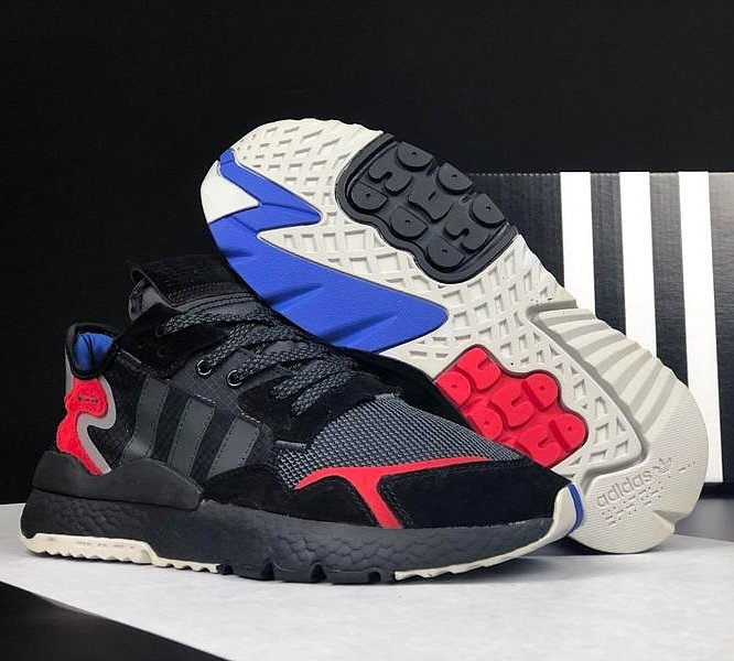 Кросівки Чоловічі Adidas Jogger Чорні Адідас Бігові (розміри: 41,42,43,44,45) Відео Огляд Дніпро - фото 4