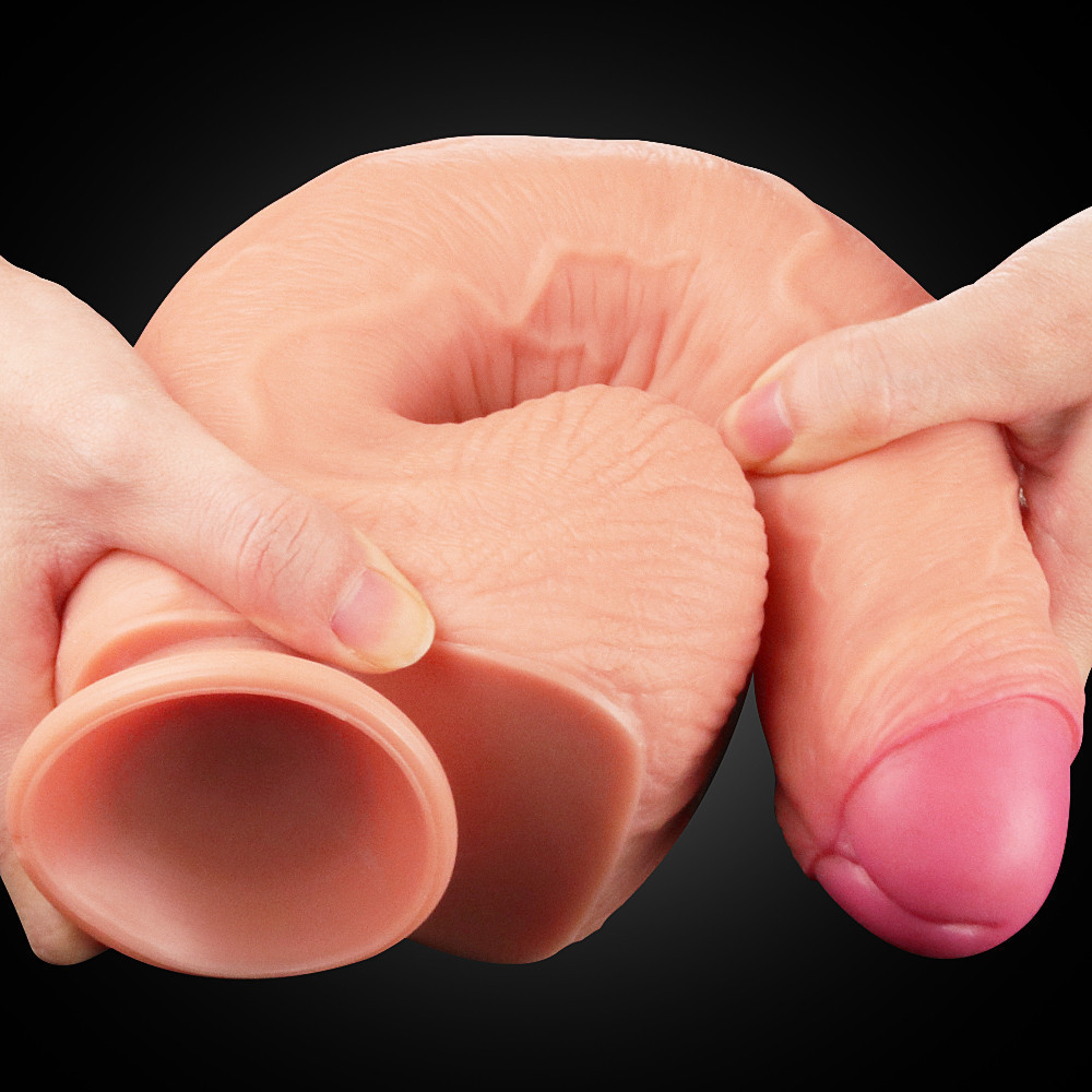 Фаллоимитатор - Dual-Layered Silicone Cock 11