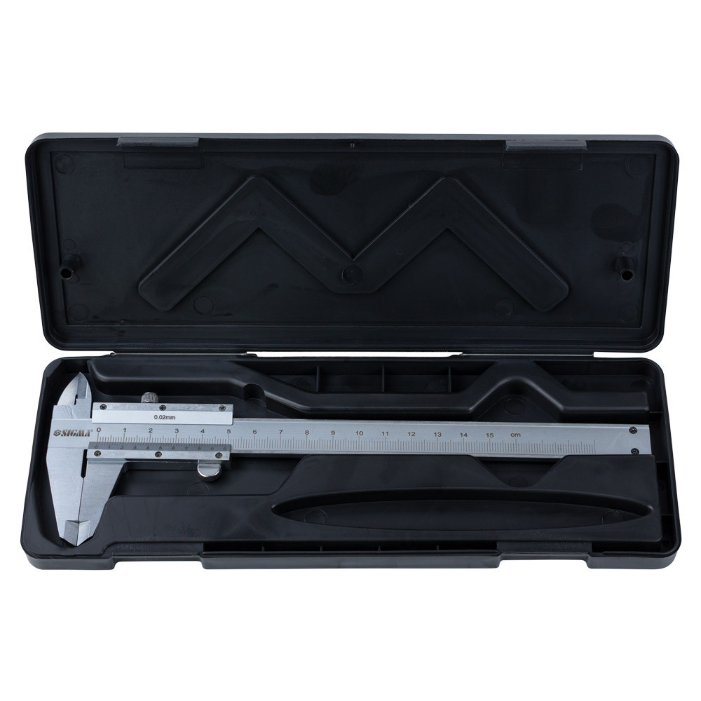 Штангенциркуль механічний 150 мм точність ±0.02 мм (пенал) SIGMA (3922161) Київ - фото 5