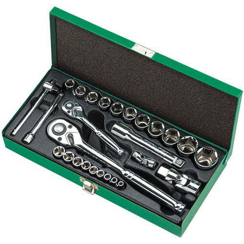 Набір інструментів для автомобіля TOPTUL 1/4"&1/2" 28ед. GCAD2802 Одеса - фото 1