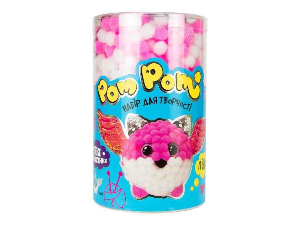 Набор для творчества Pom pom Пинки (укр) 16х10см 32015 ТМ STRATEG Киев - изображение 1