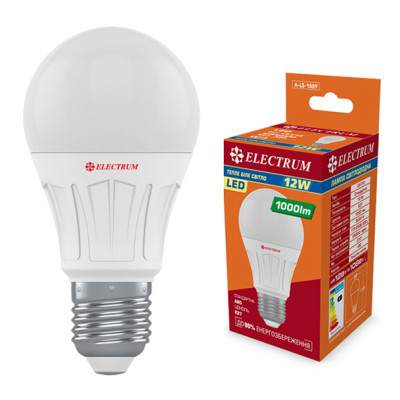 Лампочка Electrum A60 12W PA LS-V10 Е27 3000K (A-LS-1889) Винница - изображение 1