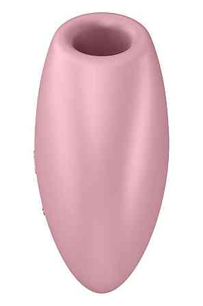 Вакуумний стимулятор-серце з вібрацією Satisfyer Cutie Heart Light Red Sex Aura Київ