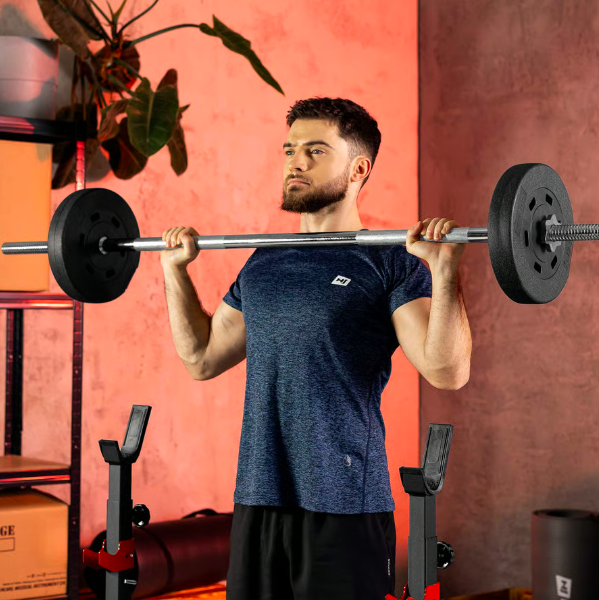 Гриф для штанги Hop-Sport 218 см (30 мм) Київ - фото 9