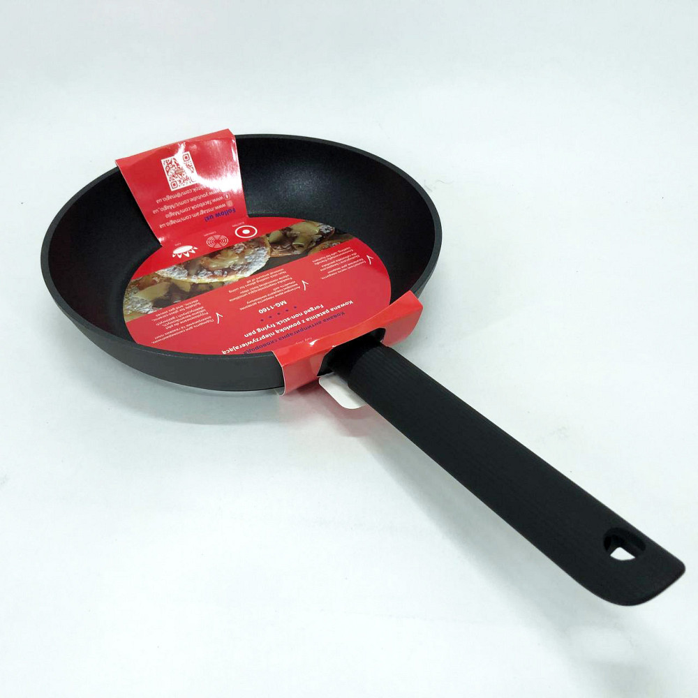 Кулінарна сковорода з антипригарним покриттям MAGIO MG-1160 24 см, Кована алюмінієва сковорода TF-73 Львів - фото 7