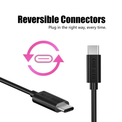 Дата кабель USB-C to USB-C 2.0m Choetech (CC0003) Вінниця - фото 6