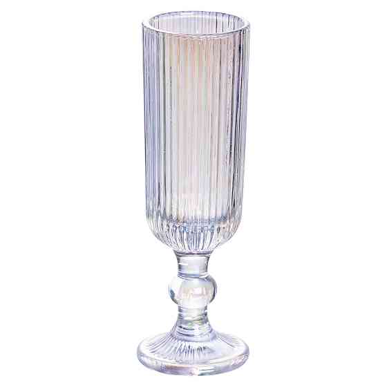 Набір келихів для шампанського 6 штук 160 (мл) подарункові скляні келихи на високій ніжці HP7116RB Київ