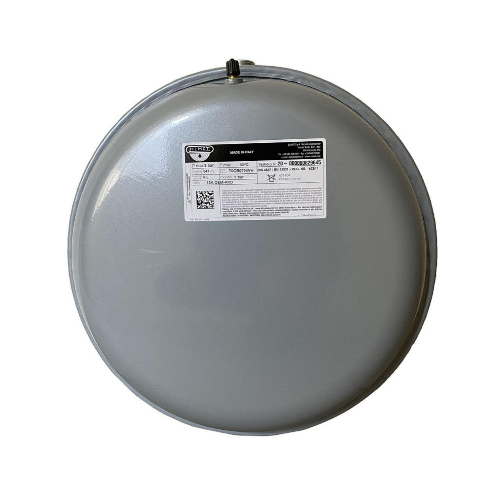 Бак Zilmet oem-pro для монтажа в котлы плоский 6л 3bar Арт. 541 ( 13A6000614 ) Киев - изображение 1