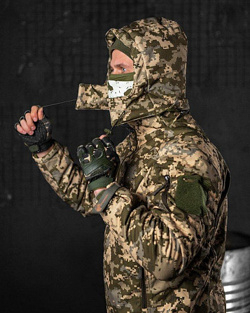 Зимовий тактичний костюм софтшел піксель jumper (підвійний фліс) Одеса - фото 12