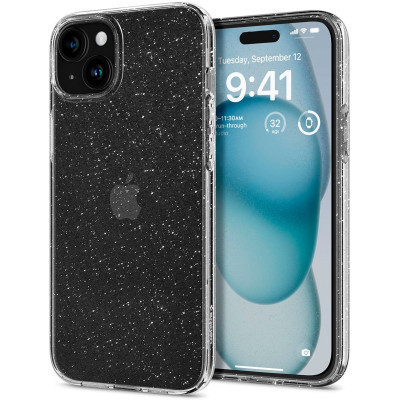 Чохол до мобільного телефона Spigen Apple iPhone 15 Liquid Crystal Glitter Crystal Quartz (ACS06788) Вінниця - фото 6