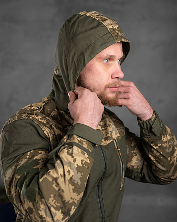 Весенний осенний костюм мужской армейский горка хб пиксель Киев - изображение 19