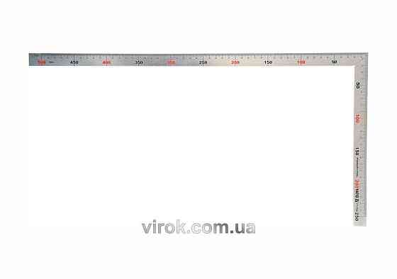 Кутник сталевий прямокутний YATO : 90° L= 250 х 500 мм [10/50] Одеса