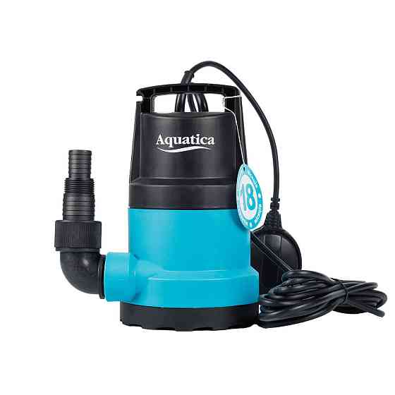 Насос дренажный садовый 0.45кВт Hmax 8м Qmax 150л/мин (часто до 5мм) AQUATICA (773123) Ровно