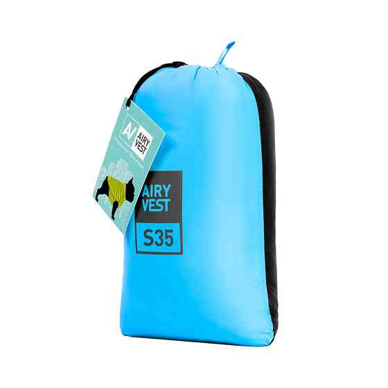 Курточка для собак AiryVest двостороння, розмір S 35, чорно-блакитна Коломия