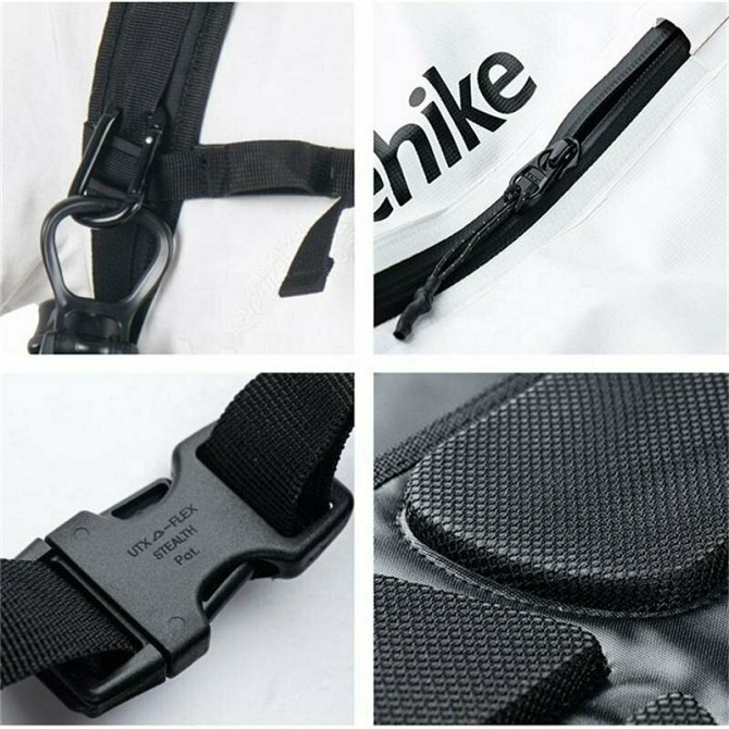 Рюкзак водонепроникний Naturehike NH20FSB01, 500D PVC, 30 л, білий Київ - фото 3