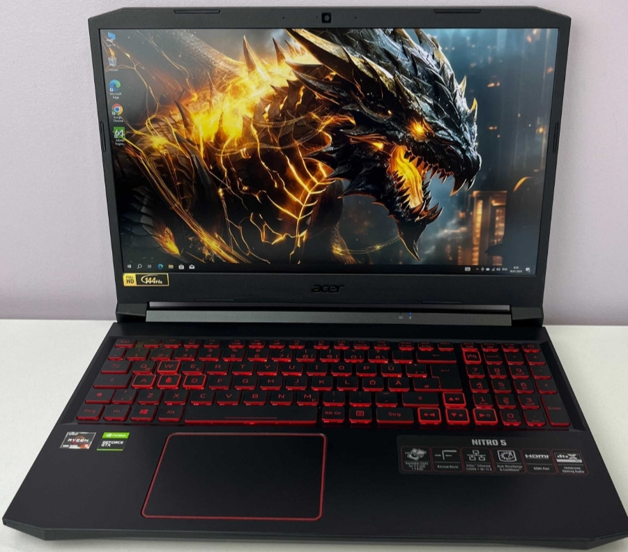 Ноутбук: Acer Nitro 5 Ryzen 5 4600H 144Hz. GTX 1650Ti 4Gb. SSD 512Gb. RAM 8Gb. Харків - фото 1