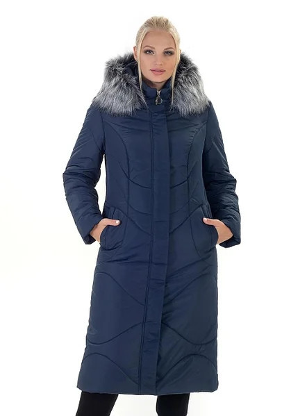 Женский зимняя длинная куртка пуховик с натуральным мехом. 48-66р Киев - изображение 4